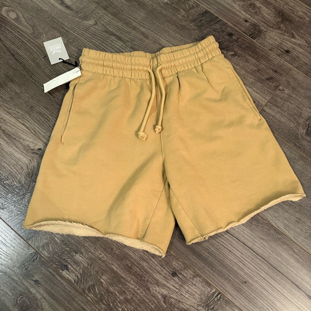 NWT TNA Cozy AF shorts Hemp Seed Brown